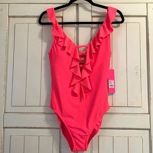 Lilly Pulitzer Carmen One-Piece Swimsuit Size 6